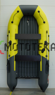 Лодка ПВХ Таймень NX 3800 НДНД PRO MAX жёлтый/графит Лодка ПВХ Таймень NX 3800 НДНД PRO MAX жёлтый/графит