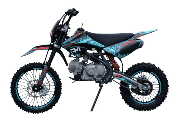 Питбайк Regulmoto (Регулмото) SEVEN MEDALIST 17/14 чёрный/синий | Мототека